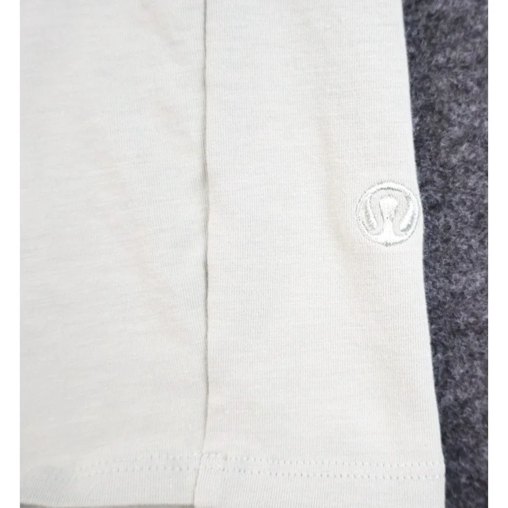 Lululemon Womens Medium Side Tie Knot T Shirt Light Green‎ Short Sleeve